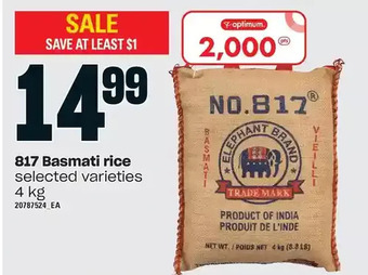 Loblaws 817 basmati rice offer