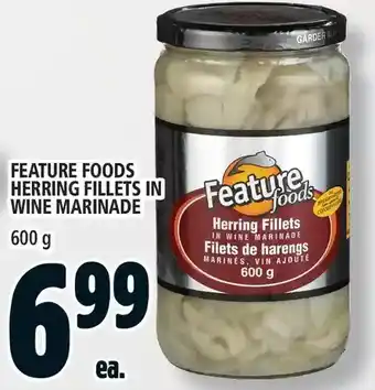 Metro Feature foods herring fillets in wine marinade offer