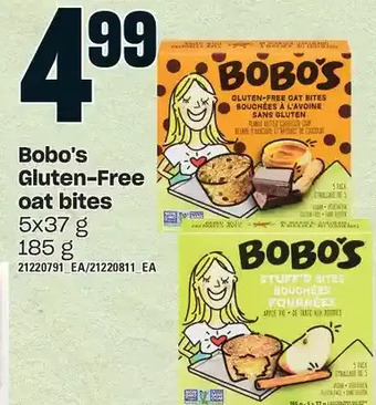 Loblaws Bobo's gluten-free oat bites offer