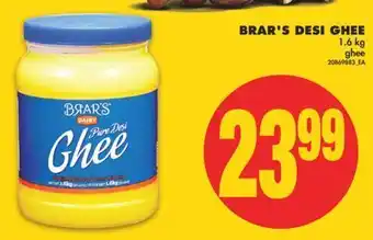 No Frills Brar's desi ghee, 1.6 kg offer