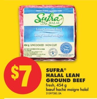 No Frills Sufra® halal lean ground beef, 454 g offer