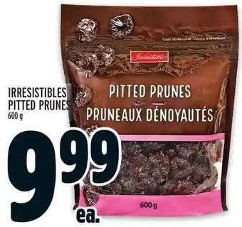 Metro Irresistibles pitted prunes offer