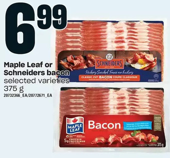 Loblaws Maple leaf or schneiders bacon offer