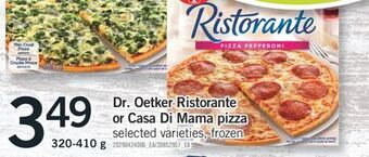 Fortinos Dr. oetker ristorante or casa di mama pizza, 320-410 g offer