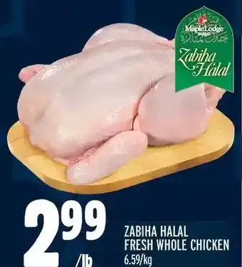 Metro Zabiha halal fresh whole chicken offer