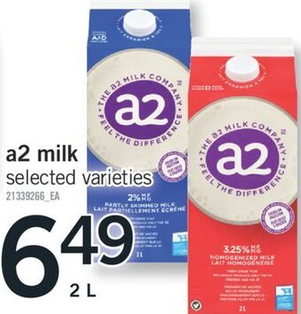 Fortinos A2 milk, 2 l offer