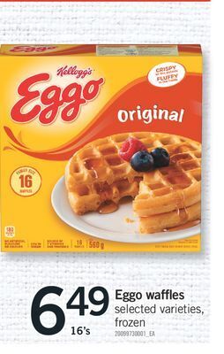 Fortinos Eggo waffles, 16's offer