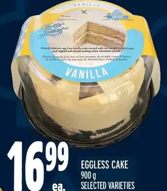 Metro Eggless cake offer