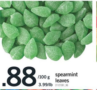 Fortinos Spearmint leaves offer