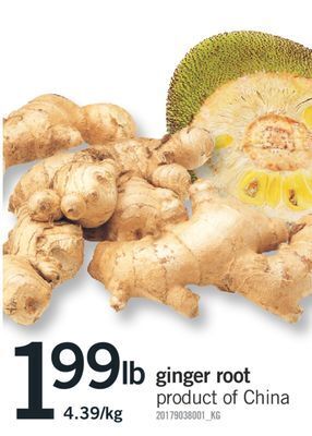 Fortinos Ginger root offer