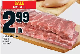 Loblaws Pork side ribs offer