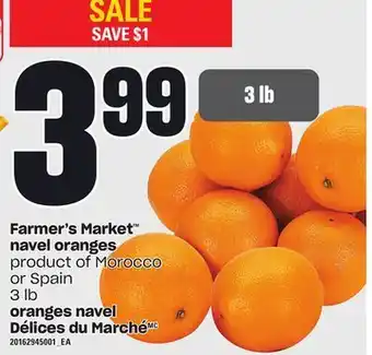 Independent Grocer Farmer's market™ navel oranges, 3 lb offer