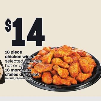 Independent Grocer 16 piece chicken wings offer