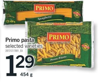 Fortinos Primo pasta, 454 g offer