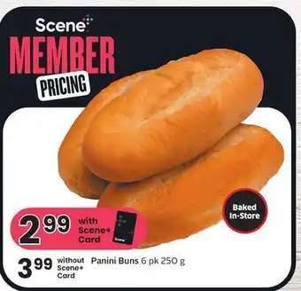 Foodland Panini buns 6 pk 250 g offer