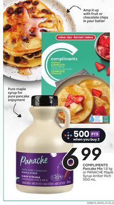 Sobeys Compliments pancake mix offer