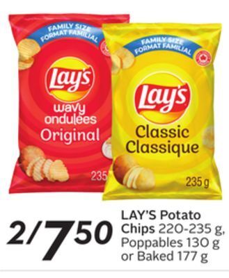 Sobeys Lay's potato chips offer