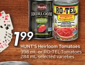 Sobeys Hunt's heirloom tomatoes offer