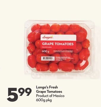 Longo's Longo's fresh grape tomatoes offer