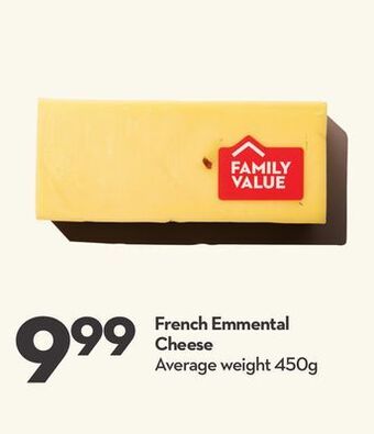 Longo's French emmental cheese offer