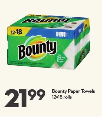 Longo's Bounty paper towels offer