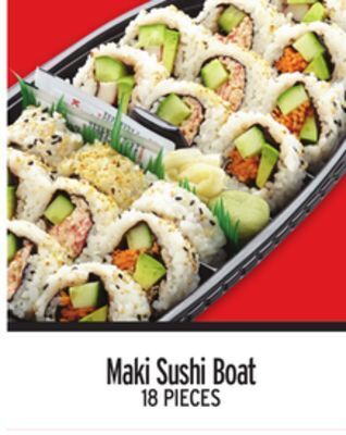Metro Maki sushi boat offer