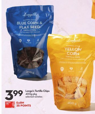 Longo's Longo's tortilla chips offer