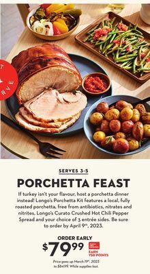 Longo's Longo's porchetta kit offer