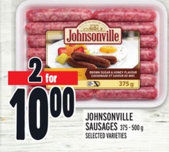 Metro Johnsonville sausages offer