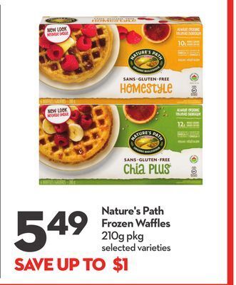Nature's path frozen waffles