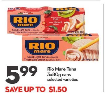 Longo's Rio mare tuna offer
