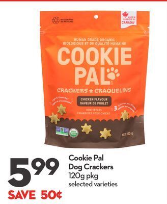 Longo's Cookie pal dog crackers offer