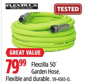Canadian Tire Flexzilla 50´ garden hose offer