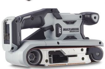 Canadian Tire Maximum 20v brushless belt sander offer