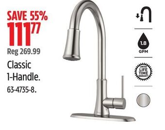 Canadian Tire Pfister classic 1-handle offer
