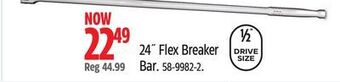 Canadian Tire Maximum 24˝ flex breaker bar offer