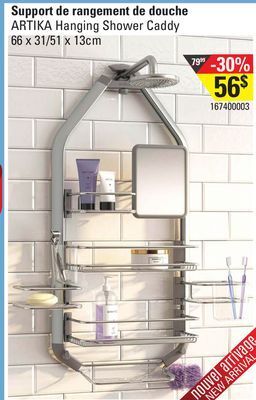 Sushi Shop Artika hanging shower caddy offer