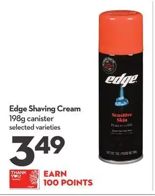 Longo's Edge shaving cream offer