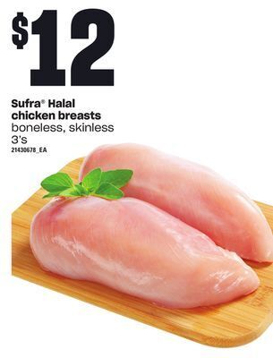 Zehrs Markets Sufra® halal chicken breasts, 3's offer