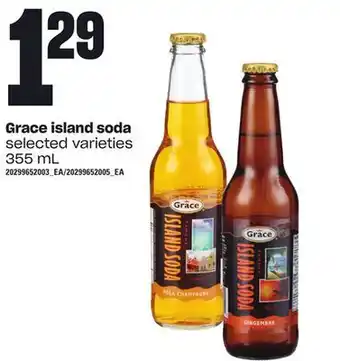 Loblaws Grace island soda, 355 ml offer
