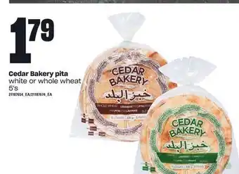 Loblaws Cedar bakery pita, 5's offer