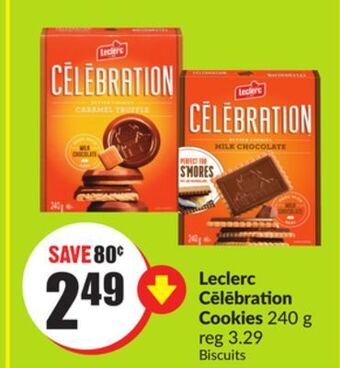 FreshCo Leclerc celebration cookies 240 g offer