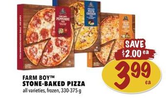 Farm Boy Farm boy™ stone-baked pizza offer