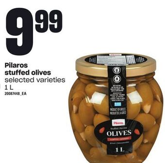 Loblaws Pilaros stuffed olives, 1 l offer