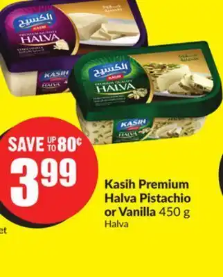 FreshCo Kasih premium halva pistachio or vanilla 450 g offer