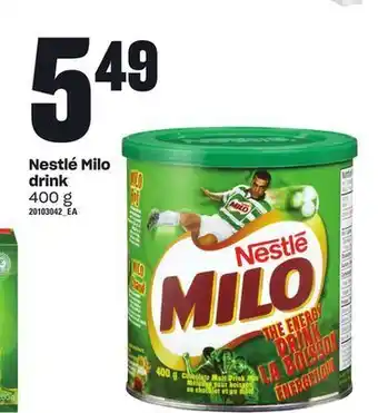 Loblaws Nestlé milo drink, 400 g offer
