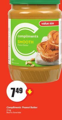 FreshCo Compliments peanut butter 2 kg offer