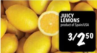Farm Boy Juicy lemons offer