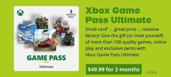 GameStop Xbox game pass ultimate offer