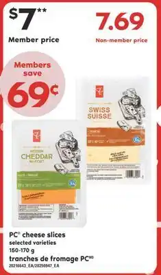 Valu-mart Tranches de fromage pc, 150-170 g offer
